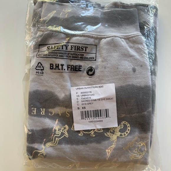 BDG Urban Outfitters Sacred Symbols Tie Dye Sweatshirt - XS - Picture 5 of 5